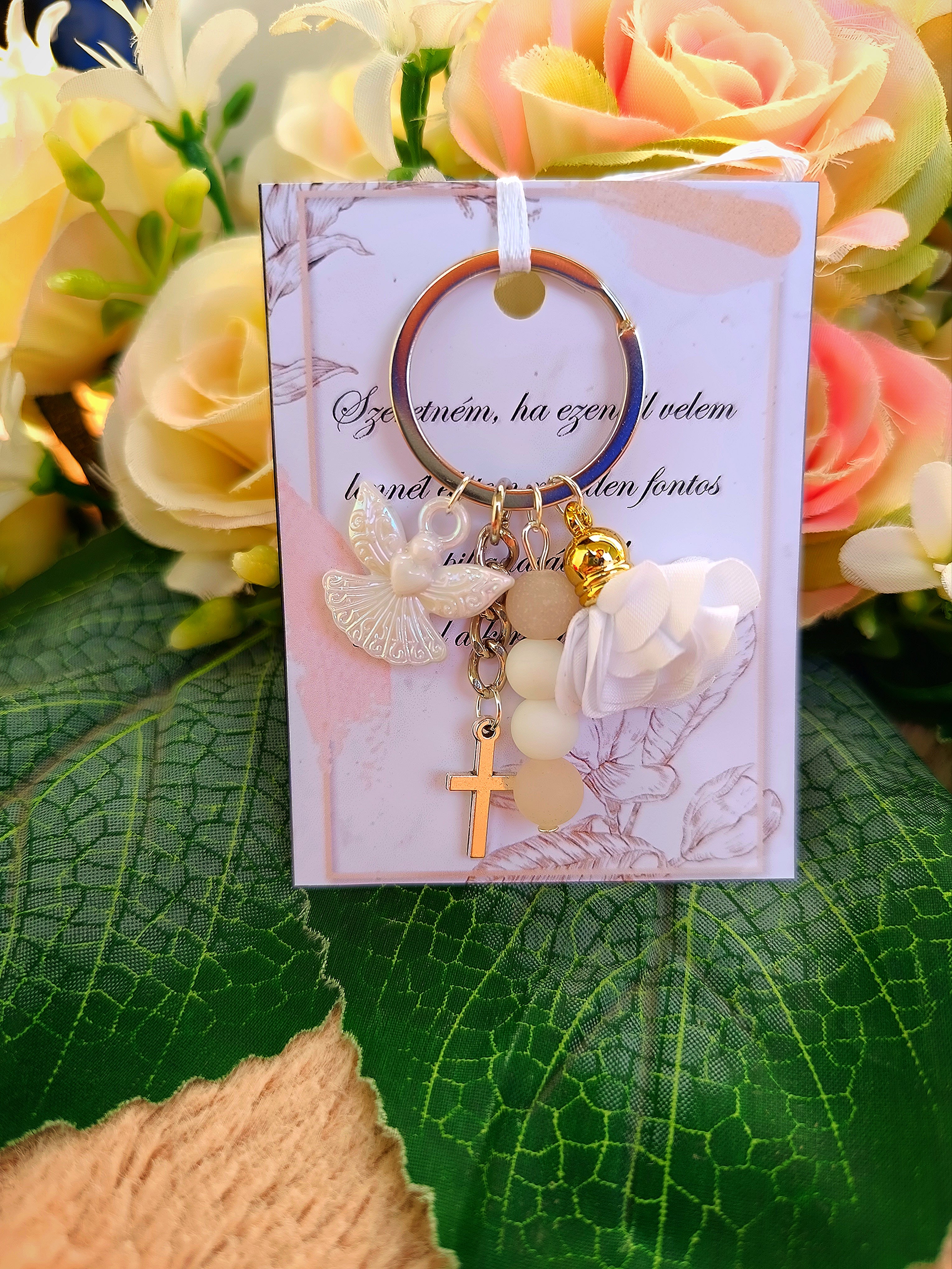 Keresztanya felkérő nude kulcstartó